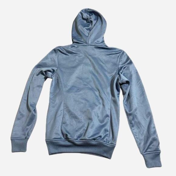 Nike quarter zip hoodie dri fit sweatshirt size XS blue yellow black - Picture 4 of 7